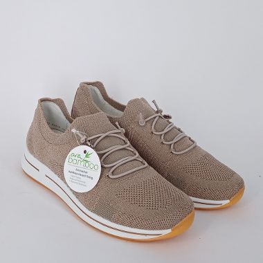 ARA - Sneakers in tessuto laminato beige -20%